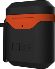 UAG Standard Issue Case For Airpods(1 Gen , 2 Gen) - Black / Orange