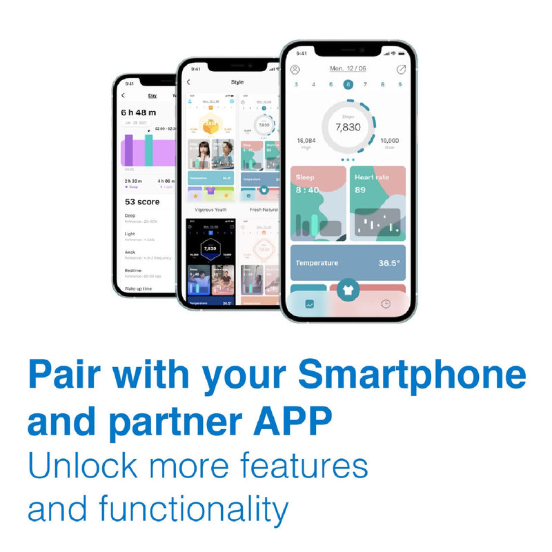 vFitness Momentum 2.0 Smartwatch with Health Tracking - Black
