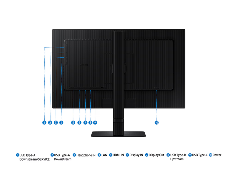 Samsung ViewFinity S6 100Hz QHD IPS Monitor - Black