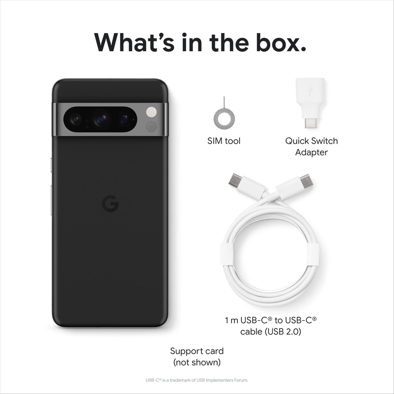 Google Pixel 8 Pro 5G 6.7" 12GB/128GB - Obsidian Black