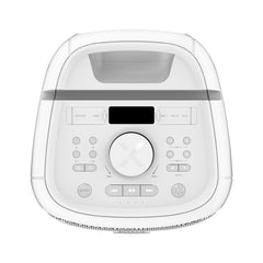 BlueAnt X5 Portable 60W Party Bluetooth Karaoke Speaker - White