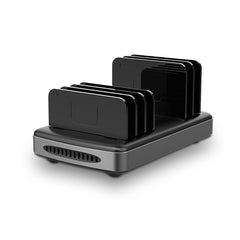 Lindy 160W 6 Port USB Charge Hub - Black/Grey