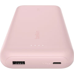 Belkin BoostCharge Power Bank 20K with Integrated Cable - Pink
