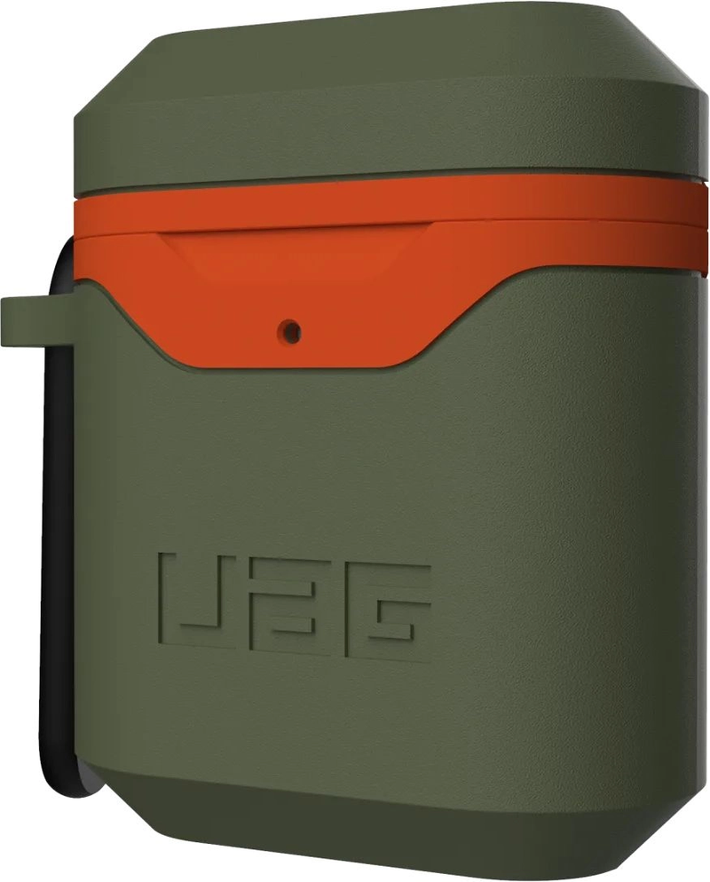 UAG Standard Issue Case For Airpods(1 Gen , 2 Gen) - Olive/Orange