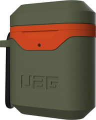 UAG Standard Issue Case For Airpods(1 Gen , 2 Gen) - Olive/Orange