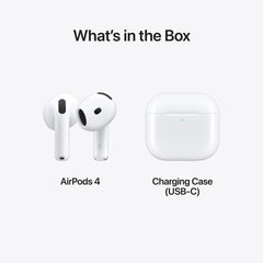 Apple AirPods 4 True Wireless Earbuds - White