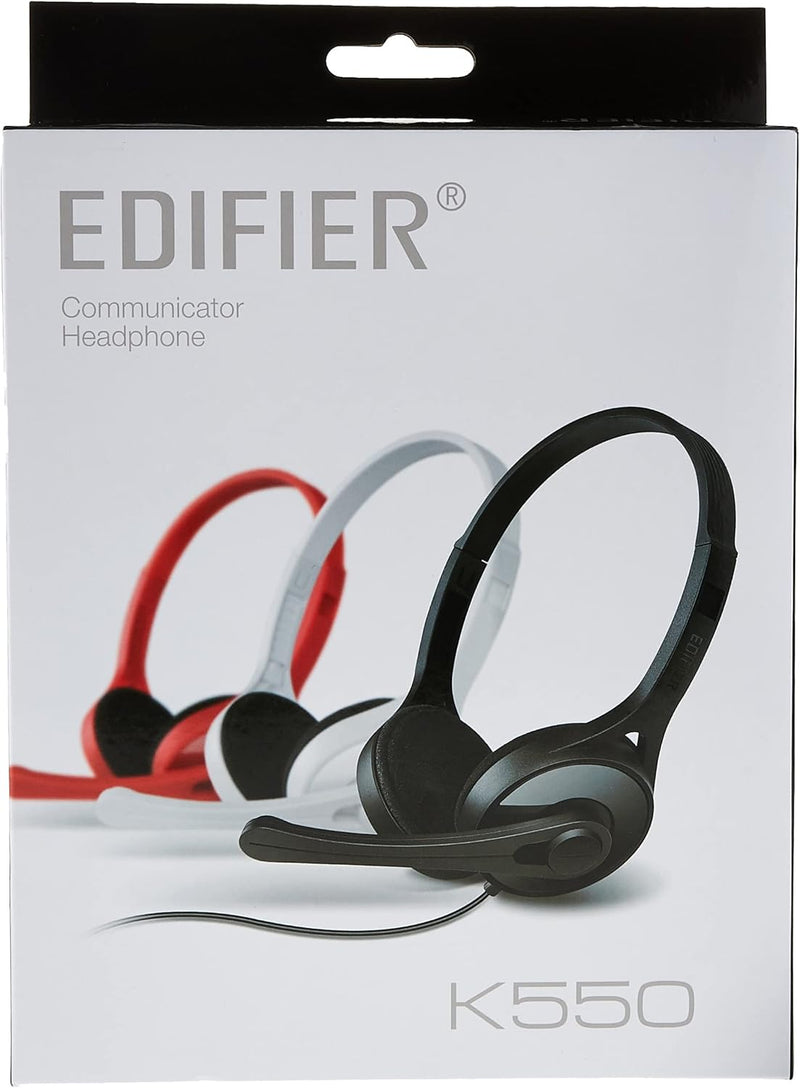 Edifier K550 Single Plug Headset 30mm Neodymium - Black