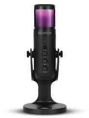 BlueAnt StreamX USB Microphone with LED Lights – Black