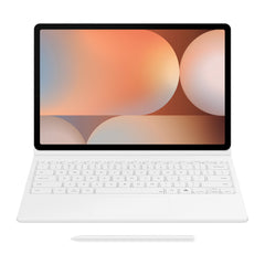 Samsung Book Cover Keyboard Case For Galaxy Tab S10+/S9+/S9 FE+ - White