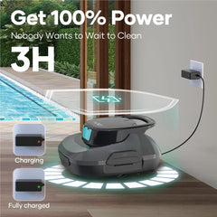 Aiper Scuba SE Cordless Robotic Pool Cleaner - Dark Gray