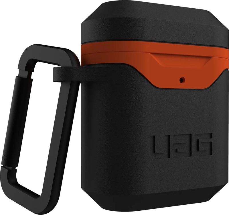 UAG Standard Issue Case For Airpods(1 Gen , 2 Gen) - Black / Orange