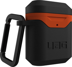 UAG Standard Issue Case For Airpods(1 Gen , 2 Gen) - Black / Orange