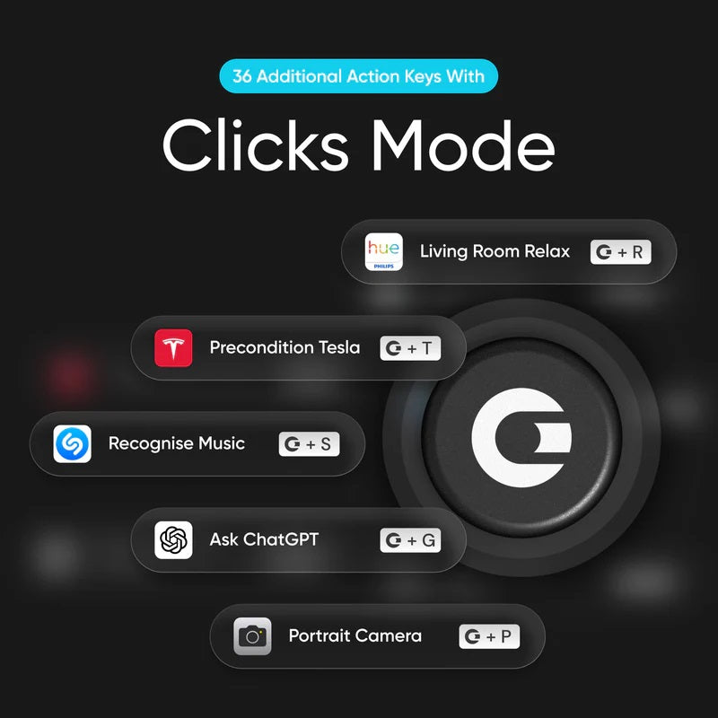 Clicks Keyboard For iPhone 15 Pro - BumbleBee