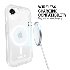 Pelican Voyager MagSafe Case For iPhone 16e/15/14/13 -  Clear