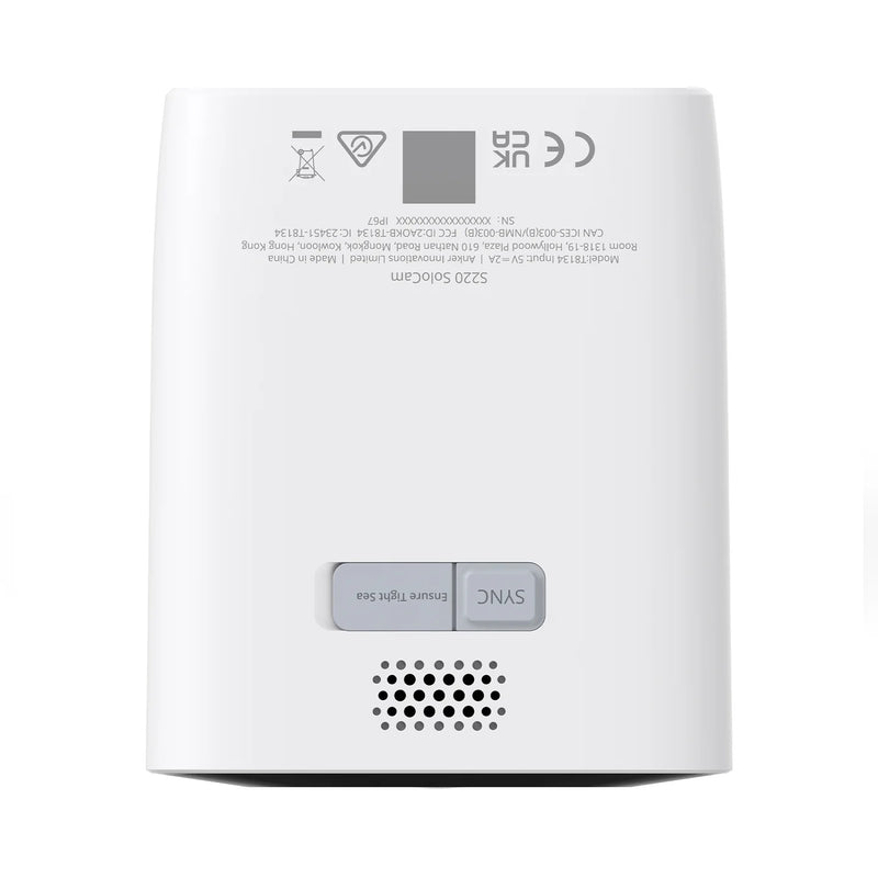 eufy SoloCam S220 4-Security Camera System with Homebase 3 - White