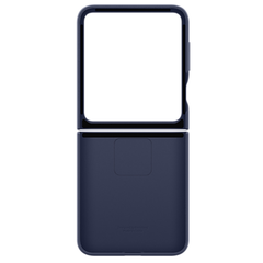 Samsung Silicone Case w/ Ring For Galaxy Z Flip6 - Dark Blue