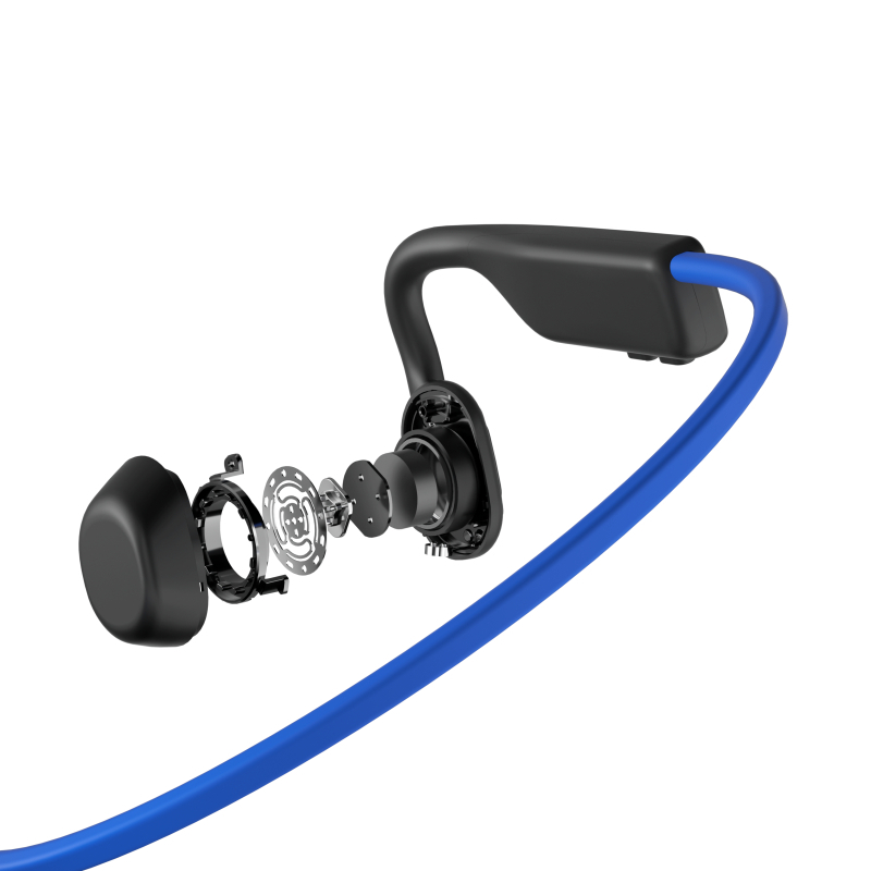 Shokz OpenMove Bone Conduction Sports Headphones - Blue