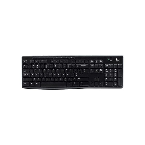 Logitech K270 Wireless Full-size Membrane  Keyboard - Black