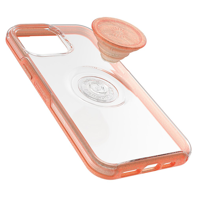 OtterBox Otter+Pop Symmetry Case For iPhone 13 Pro Max - Clear/Orange