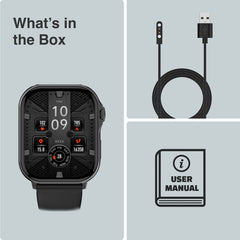 V-Fitness GPS Smart Watch with 2.1 Inch AMOLED Display - Black