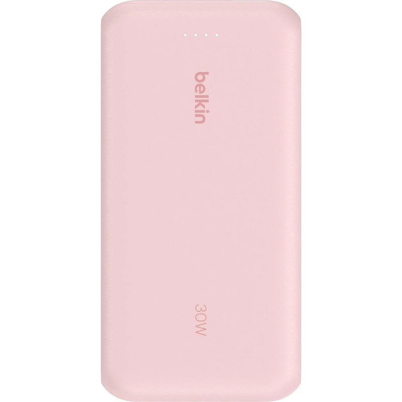Belkin BoostCharge Power Bank 20K with Integrated Cable - Pink