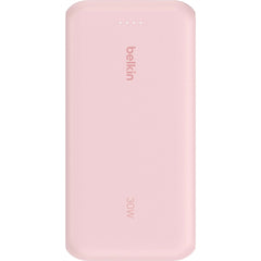 Belkin BoostCharge Power Bank 20K with Integrated Cable - Pink