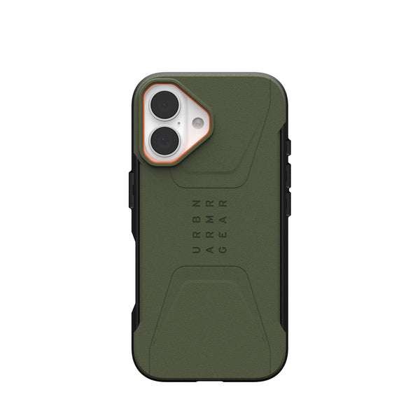 UAG Civilian Magsafe Case for iPhone 16 - Olive Drab
