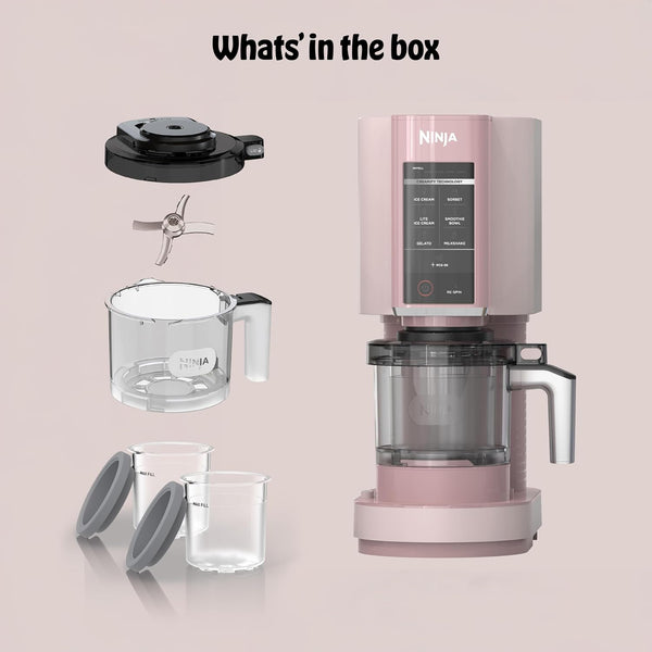 Ninja CREAMi Ice Cream Maker NC302PKANZ - Strawberry Pink