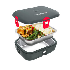 HeatsBox Style+ Portable Smart Heated Lunchbox - Grey