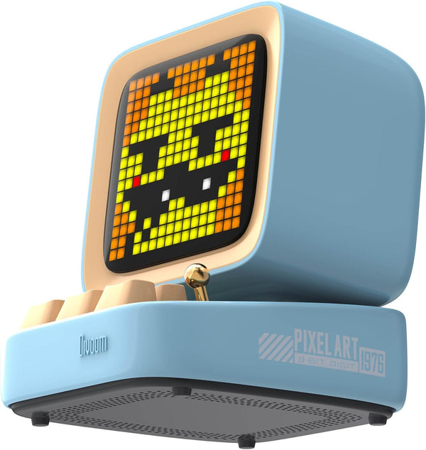 Divoom Ditoo-Mic Mini Karaoke Machine Pixel Art Bluetooth Speaker - Blue
