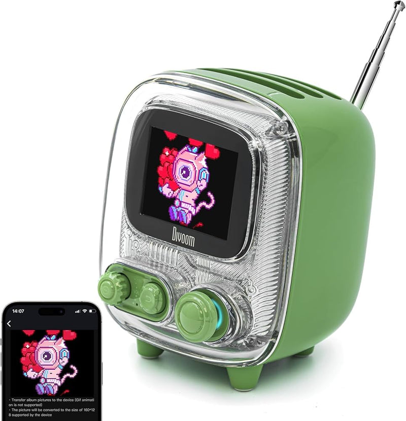 Divoom Tiivoo-2 Photo Album & Lyrics Speaker - Green