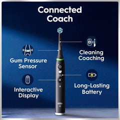 Oral-B iO6 Connected Coach Electric Toothbrush - Black Lava