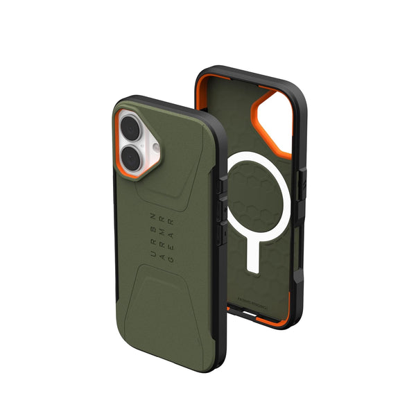 UAG Civilian Magsafe Case for iPhone 16 - Olive Drab