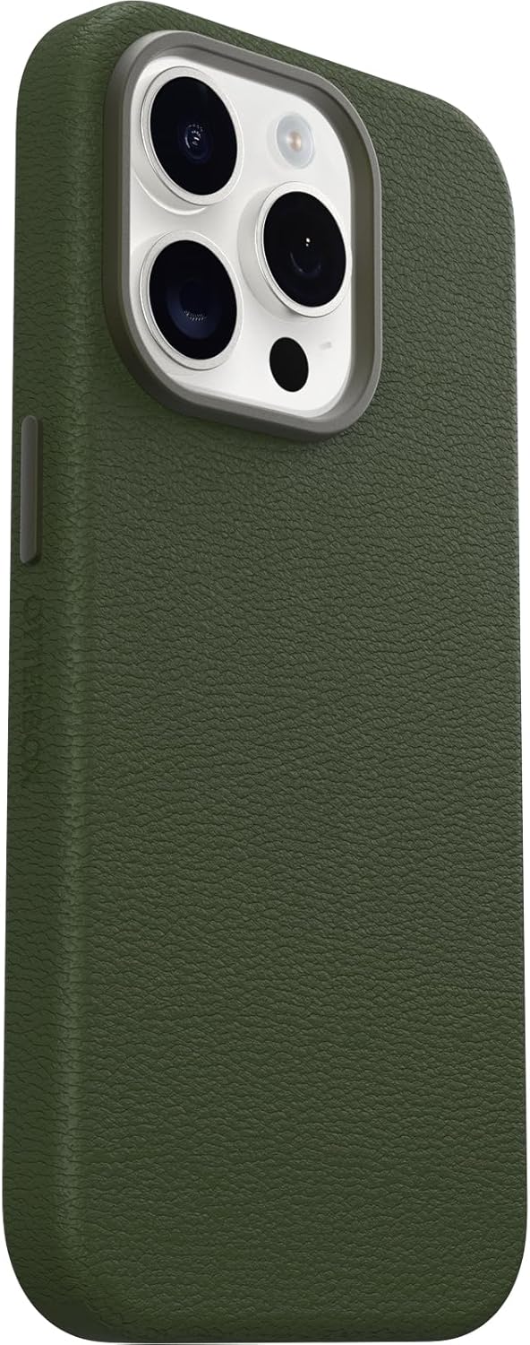OtterBox Symmetry Cactus Leather MagSafe Case For iPhone 15 Pro - Green