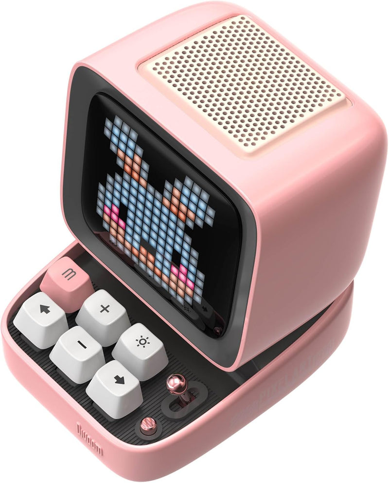 Divoom Ditoo-Mic Mini Karaoke Machine Pixel Art Bluetooth Speaker - Pink