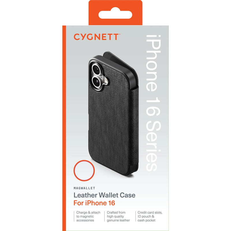 Cygnett MagWallet Cases For iPhone 16 Plus - Black