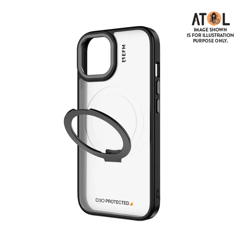 EFM Alta Armour Case with D3O BIO For Apple iPhone 15 - Black