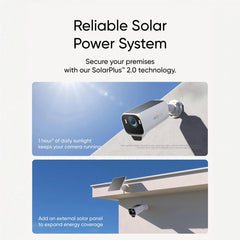 eufy S3 Pro Wireless Security Camera 4-Pack Kit - White