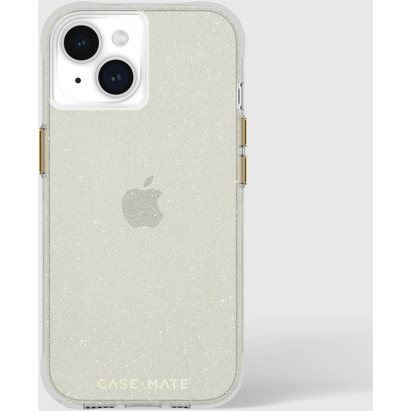Case-Mate Sheer Crystal Case For Apple iPhone 15 - Gold