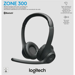 Logitech Zone 300 Wireless Bluetooth Headset – Graphite