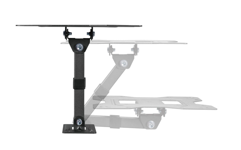 Brateck Economical Full Motion TV Wall Mount Fits 23"-43" - Black