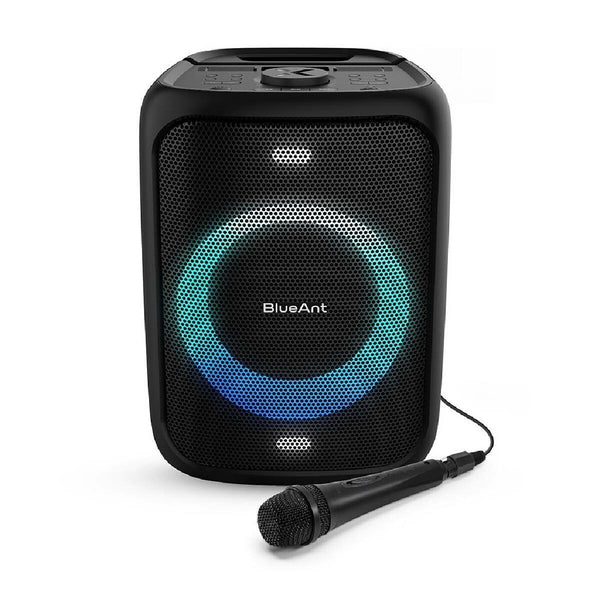 BlueAnt X5 Portable 60W Party Bluetooth Karaoke Speaker - Black