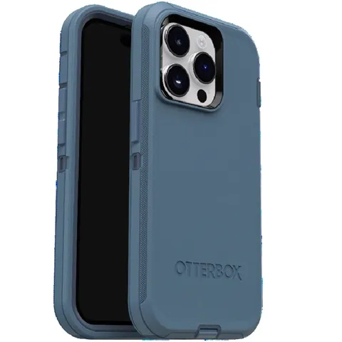 OtterBox Defender Case For iPhone 15 Pro 6.1" - Baby Blue Jeans