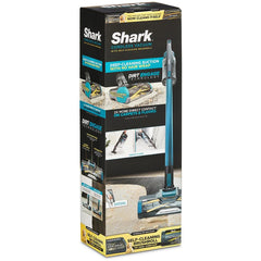 Shark IZ102 Cordless Vacuum w/ Self Cleaning Brushroll - Peacock Blue