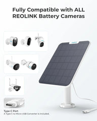 Reolink Solar Panel 2 for Security Cameras - White