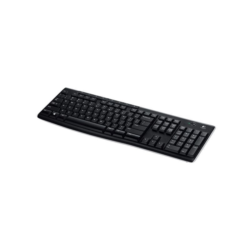 Logitech K270 Wireless Full-size Membrane  Keyboard - Black