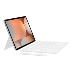 Samsung Book Cover Keyboard Case For Galaxy Tab S10+/S9+/S9 FE+ - White
