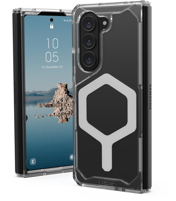UAG Plyo Pro Case For Samsung Galaxy Z Fold 5 - Ice/Silver