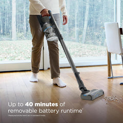 Shark PowerPro Cordless Stick Vacuum IZ376HANZ - Charcoal Java