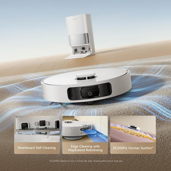 Dreame D30 Ultra Robot Vacuum and Mop - White